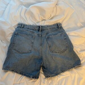 trendy long zara shorts (mid thigh)
